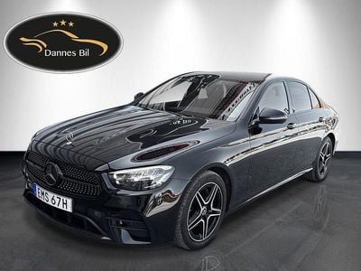 Begagnad Mercedes E220 AMG line 195 HK (143 kW) 2021 Svart Sedan