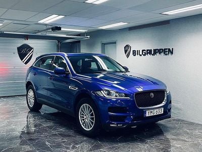 Begagnad Jaguar F-Pace 241 HK (177 kW) 2017 Blå SUV