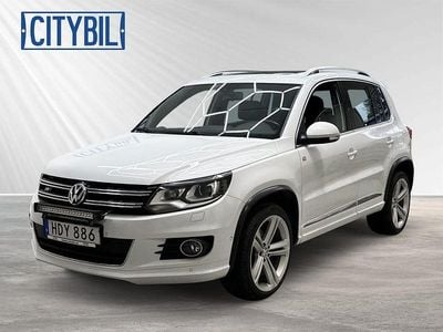 Begagnad VW Tiguan R-line 184 HK (135 kW) 2015 Vit SUV