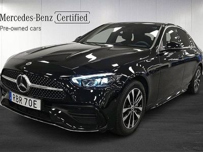 Svart Begagnad 2024 Mercedes C300e AMG Sedan | 489 000 kr (Bra pris)