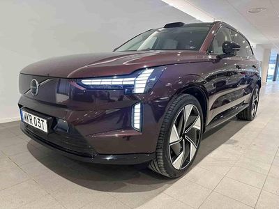 Röd Begagnad 2025 Volvo EX90 Performance SUV | 989 500 kr (Marknadspris)