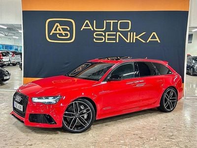Begagnad Audi RS6 Exclusive 605 HK (444 kW) 2017 Röd Kombi