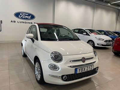 begagnad Fiat 500C 1.2 8V Lounge man 69hk