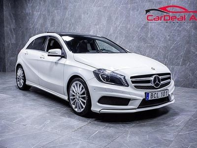 Begagnad Mercedes A220 AMG line 170 HK (125 kW) 2014 Vit Halvkombi