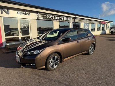 Brun Begagnad 2021 Nissan Leaf Tekna Halvkombi | 239 900 kr (Lite dyr)