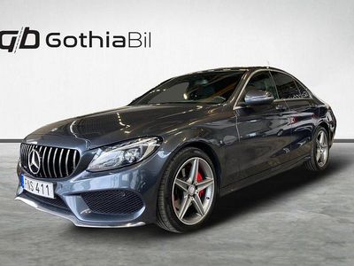 Mörkgrå (grå) Begagnad 2014 Mercedes C220 AMG Sedan | 224 900 kr (Dyr)
