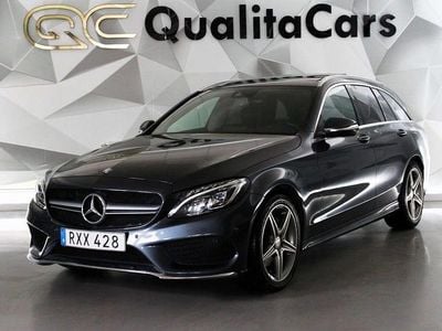 Grå Begagnad 2015 Mercedes C180 AMG Kombi | 208 900 kr (Dyr)