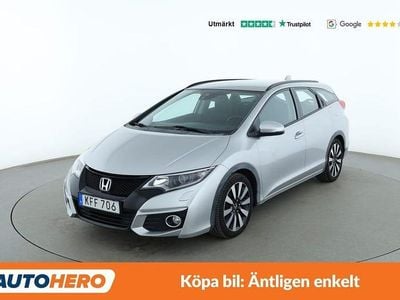 Silver Begagnad 2015 Honda Civic Sport Kombi | 106 000 kr (Bra pris)