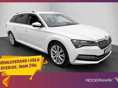 Vit Begagnad 2021 Skoda Superb Kombi | 239 800 kr (Superpris)