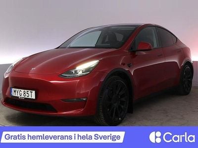 Begagnad Tesla Model Y Long Range AWD 378 kW (514 HK) 2023 Röd SUV