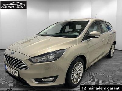 Grå Begagnad 2016 Ford Focus Titanium Kombi | 89 900 kr (Marknadspris)