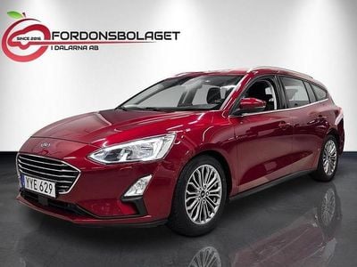 Röd Begagnad 2018 Ford Focus Titanium Kombi | 129 800 kr (Marknadspris)