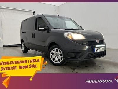Svart Begagnad 2017 Fiat Doblò Minibuss | 69 800 kr (Marknadspris)