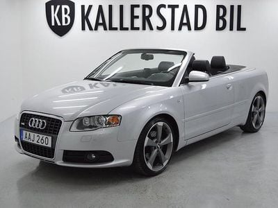 Begagnad Audi A4 Cabriolet S-Line 163 HK (119 kW) 2007 Silver Cab