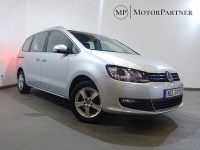 begagnad VW Sharan 2.0 TDI Premium Pano Drag 7-sits Värmare