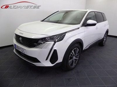 Vit Begagnad 2021 Peugeot 5008 Allure Minibuss | 259 900 kr (Marknadspris)