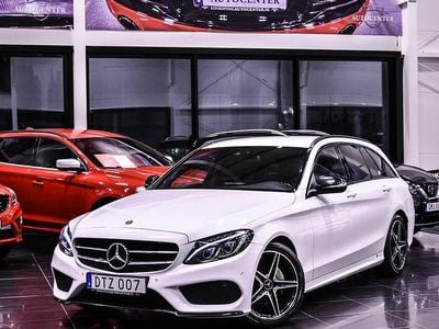 Vit Begagnad 2017 Mercedes C200 AMG line Kombi | 139 900 kr (Bra pris)