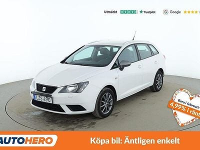 Begagnad Seat Ibiza ST Style 110 HK (80 kW) 2015 Vit Kombi
