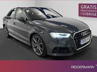 begagnad Audi A3 Sedan 2.0 TDI S-Line Cockpit Navi Keyless 2017, Halvkombi