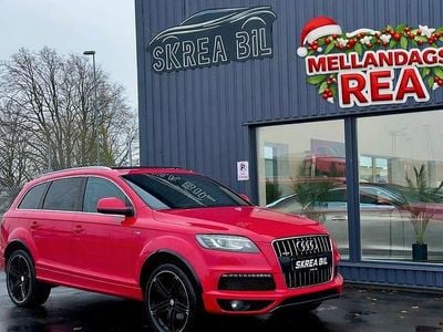 Röd Begagnad 2012 Audi Q7 S-Line SUV | 129 900 kr (Marknadspris)