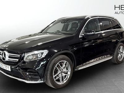 Svart Begagnad 2017 Mercedes GLC220 AMG SUV | 239 900 kr (Marknadspris)