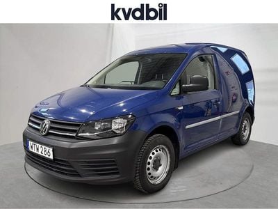 Blå Begagnad 2017 VW Caddy Minibuss | 89 000 kr (Marknadspris)