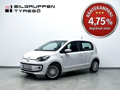 Vit Begagnad 2015 VW up! Halvkombi | 69 900 kr (Marknadspris)