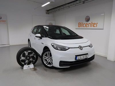 Begagnad VW ID.3 Pro Performance 150 kW (204 HK) 2021 Vit Halvkombi