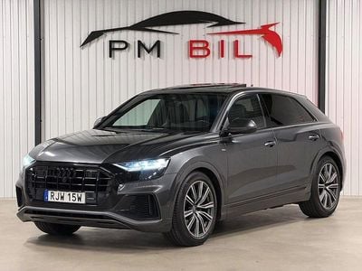 Begagnad Audi Q8 S-Line 286 HK (210 kW) 2020 Grå SUV
