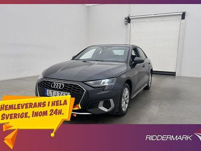 Grå Begagnad 2023 Audi A3 Advanced Sedan | 278 900 kr (Marknadspris)