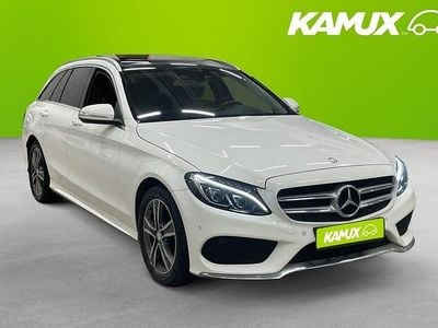 Begagnad Mercedes C220 AMG 170 HK (125 kW) 2015 Vit Kombi