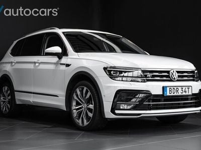 Begagnad VW Tiguan Allspace R-line 191 HK (140 kW) 2018 Vit SUV