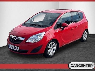 Begagnad Opel Meriva Enjoy 101 HK (74 kW) 2011 Röd Minibuss