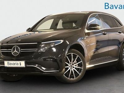 begagnad Mercedes EQC400 AMG line Premiumpaket Drag Glastaklucka