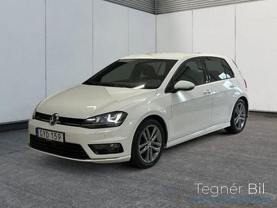 Vit Begagnad 2016 VW Golf VII R-line Halvkombi | 139 800 kr (Marknadspris)