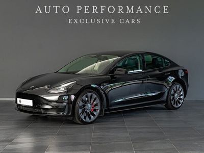 begagnad Tesla Model 3 Performance AWD Sensorer / Hemleverans /