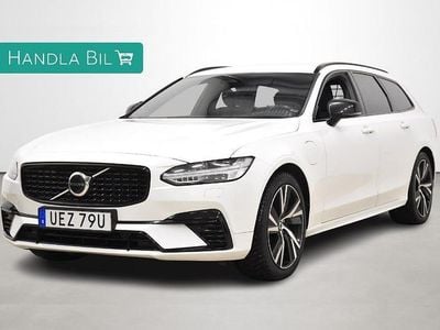 Begagnad Volvo V90 R-Design 340 HK (250 kW) 2022 Vit Kombi