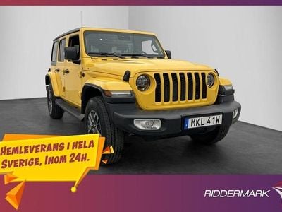 Gul Begagnad 2021 Jeep Wrangler Unlimited Sahara SUV | 579 800 kr