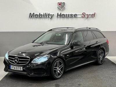 Svart Begagnad 2015 Mercedes E220 Avantgarde Kombi | 149 900 kr (Dyr)