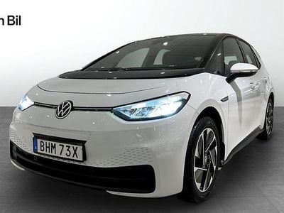 Begagnad VW ID.3 Pro Performance 150 kW (204 HK) 2021 Vit Halvkombi