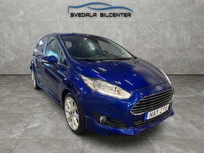 Begagnad Ford Fiesta ST-Line 125 HK (91 kW) 2016 Blå