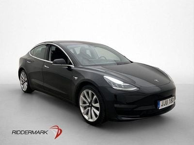 Begagnad Tesla Model 3 Long Range AWD 366 kW (498 HK) 2019 Svart Sedan