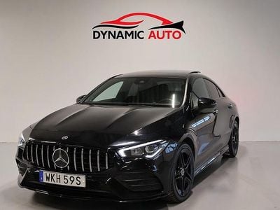 Svart Begagnad 2019 Mercedes CLA200 AMG Sportkupé | 289 900 kr (Marknadspris)