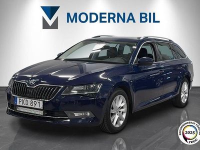 Begagnad Skoda Superb Business Line 190 HK (139 kW) 2017 Blå Kombi