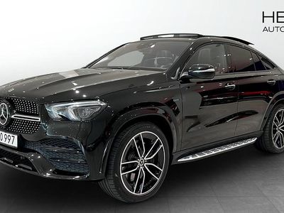 Begagnad Mercedes GLE350 AMG line 2021 Svart Sportkupé