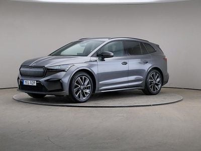 Grå Begagnad 2022 Skoda Enyaq iV SportLine SUV | 399 000 kr (Marknadspris)