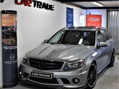 begagnad Mercedes C63 AMG AMG T AVANTGARDE TAKLUCKA LÅGA MIL 457HK