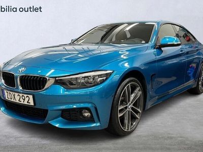 begagnad BMW 430 Gran Coupé i xDrive 430 M Sport Navi Drag B-kam Skinn 2018 Blå