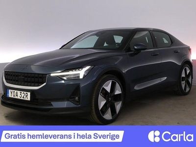 Svart Begagnad 2022 Polestar 2 Long Range Single Motor Halvkombi | 309 990 kr (Marknadspris)