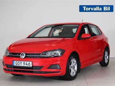 Begagnad VW Polo 95 HK (69 kW) 2018 Röd Halvkombi
